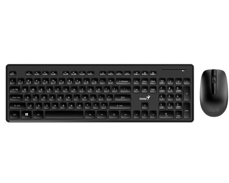 GENIUS SlimStar 8006 Wireless USB YU crna tastatura+ miš